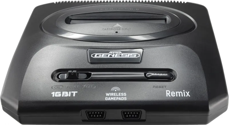 Игровая консоль Retro Genesis Remix черный в комплекте: 600 игр