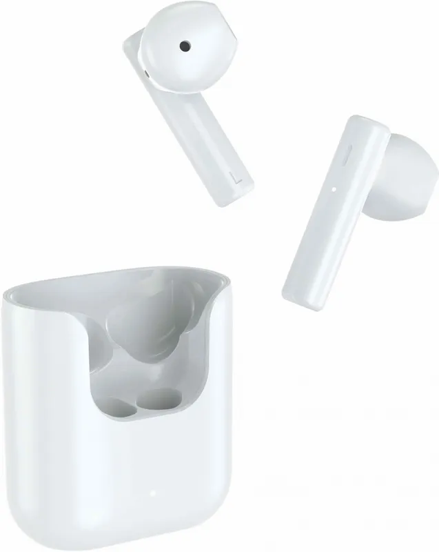 Гарнитура вкладыши QCY T12 белый беспроводные bluetooth в ушной раковине