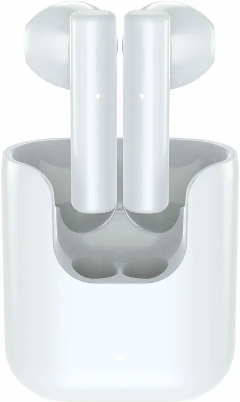 Гарнитура вкладыши QCY T12 белый беспроводные bluetooth в ушной раковине