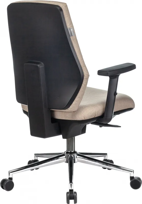 Кресло Бюрократ CH-545SL бежевый 38-402 крестов. металл хром