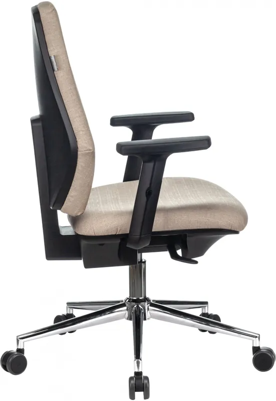 Кресло Бюрократ CH-545SL бежевый 38-402 крестов. металл хром