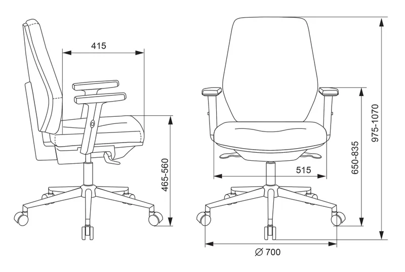 Кресло Бюрократ CH-545SL бежевый 38-402 крестов. металл хром