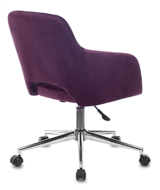 Кресло Бюрократ CH-380SL сливовый Italia 23 крестов. металл хром