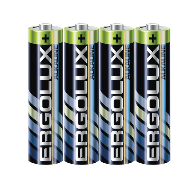Батарея Ergolux Alkaline LR03 SR4 AAA 1150mAh (4шт) спайка