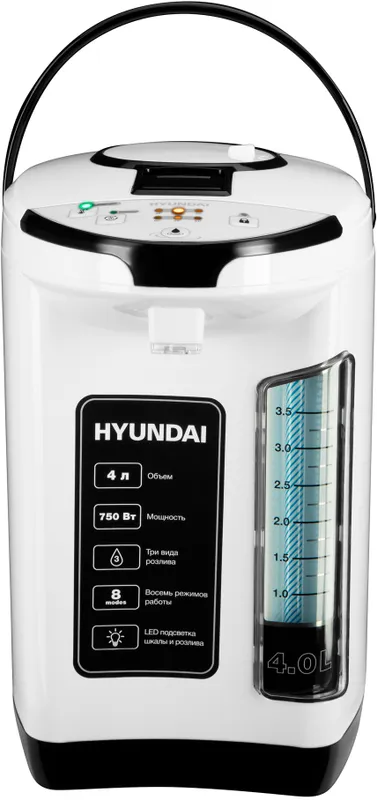 Термопот Hyundai HYTP-4840 4л. 750Вт белый/черный