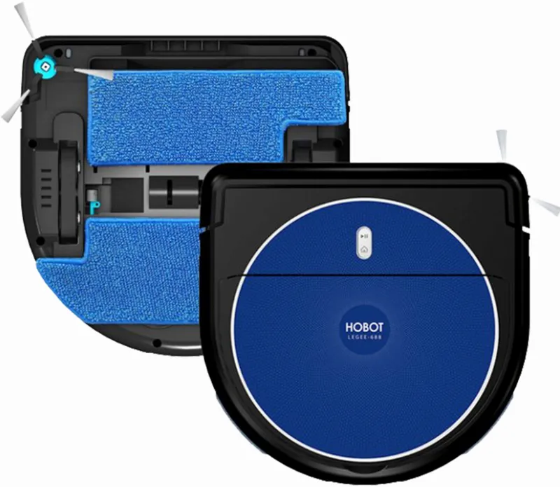 Пылесос-робот Hobot LEGEE-688 черный/синий