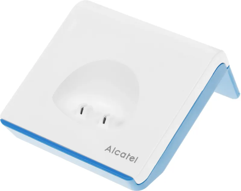 Р/Телефон Dect Alcatel S230 RU белый/синий АОН