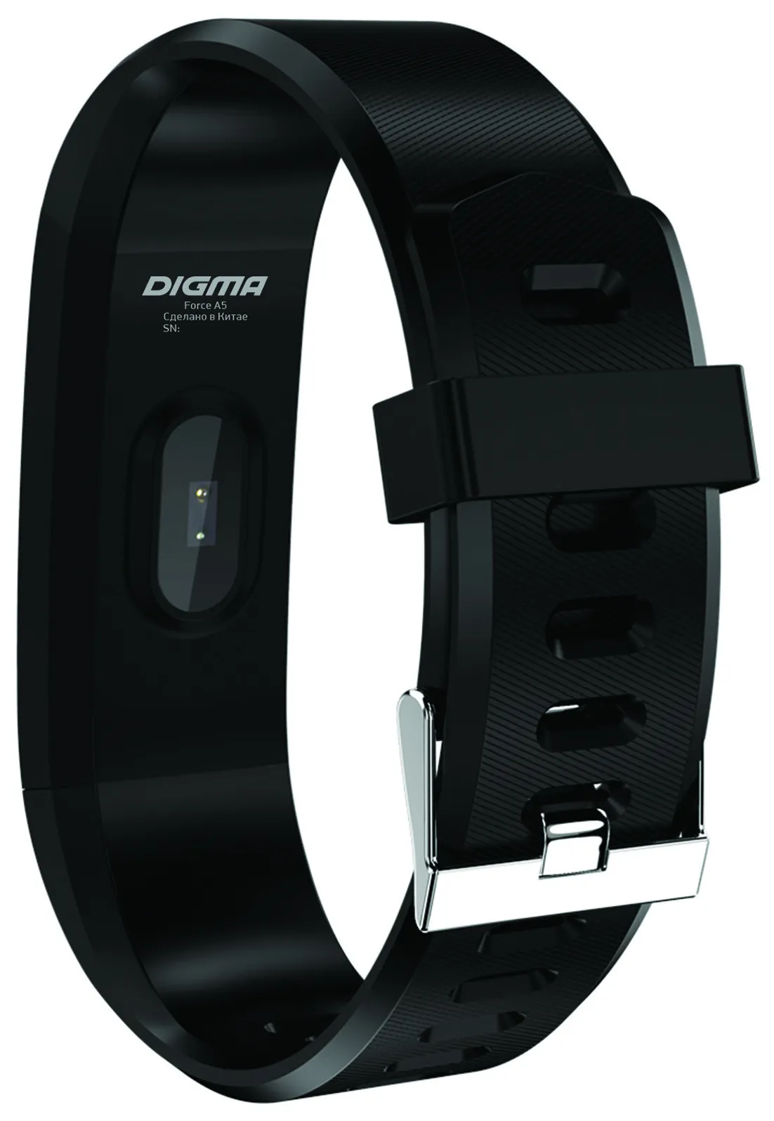 Смарт-браслет Digma Force A5 TFT корп.:черный рем.:черный (A5B)