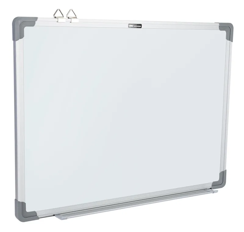 Доска магнитно-маркерная Deli EV900 магнитно-маркерная лак белый 90x120см