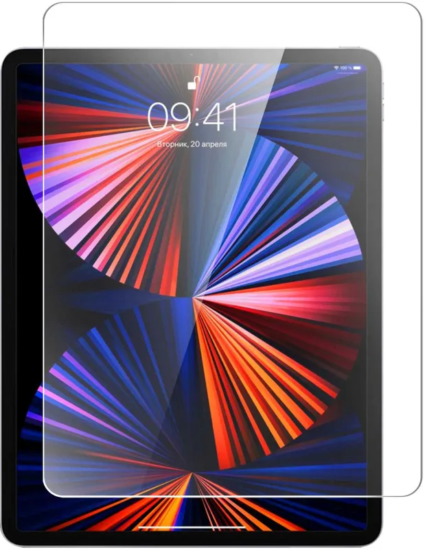 Защитное стекло для экрана BoraSCO Hybrid Glass для Apple iPad Pro 2021 12.9" 12.9" 1шт. (40257)