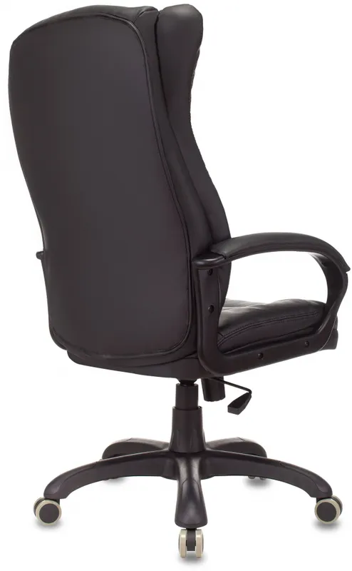 Кресло руководителя Бюрократ CH-879N черный эко.кожа крестов. пластик