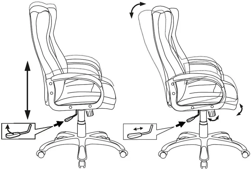 Кресло руководителя Бюрократ CH-879N темно-коричневый NE-15 эко.кожа крестов. пластик