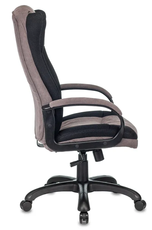 Кресло руководителя Бюрократ CH-879N черный/серый крестовина пластик