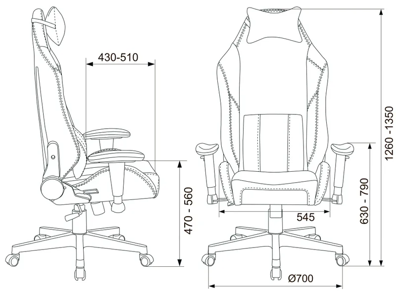 Кресло игровое Zombie HERO CYBERZONE PRO черный/желтый эко.кожа с подголов. крестов. пластик