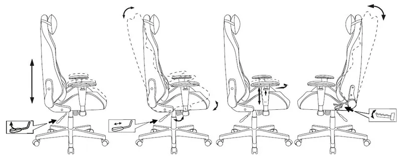 Кресло игровое Zombie HERO CYBERZONE PRO черный/желтый эко.кожа с подголов. крестов. пластик