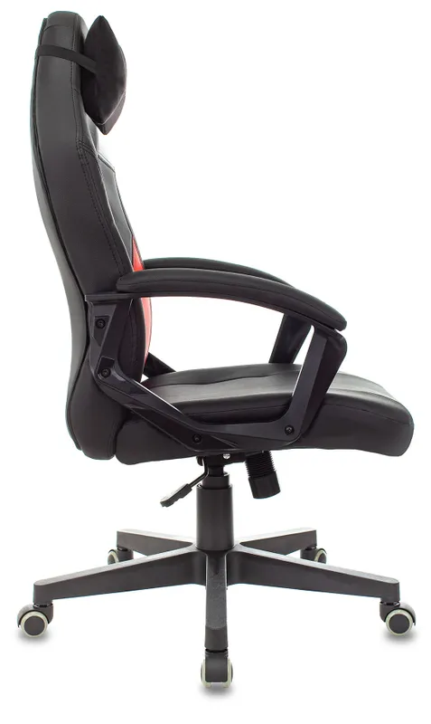 Кресло игровое Zombie HERO BATTLEZONE черный/красный эко.кожа с подголов. крестов. пластик