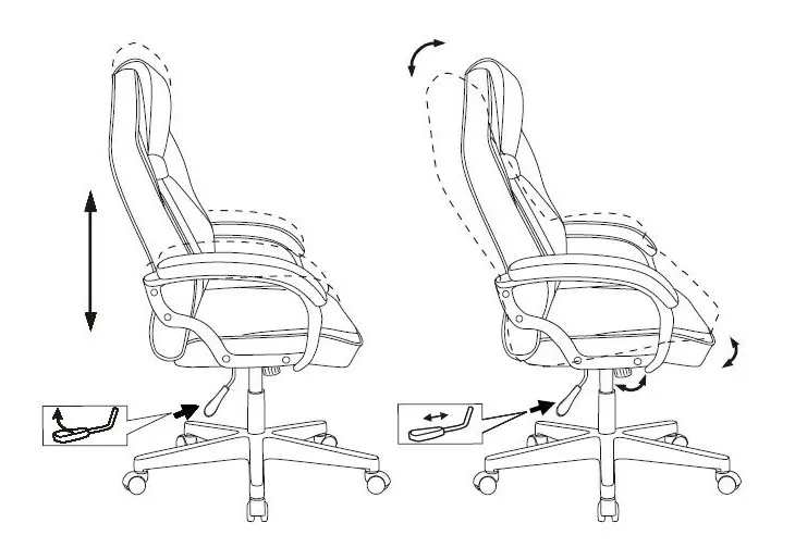 Кресло игровое Zombie HERO BATTLEZONE черный/красный эко.кожа с подголов. крестов. пластик