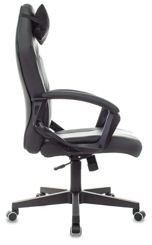 Кресло игровое Zombie HERO BATZONE черный эко.кожа с подголов. крестов. пластик