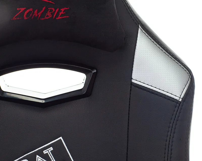 Кресло игровое Zombie HERO BATZONE черный эко.кожа с подголов. крестов. пластик