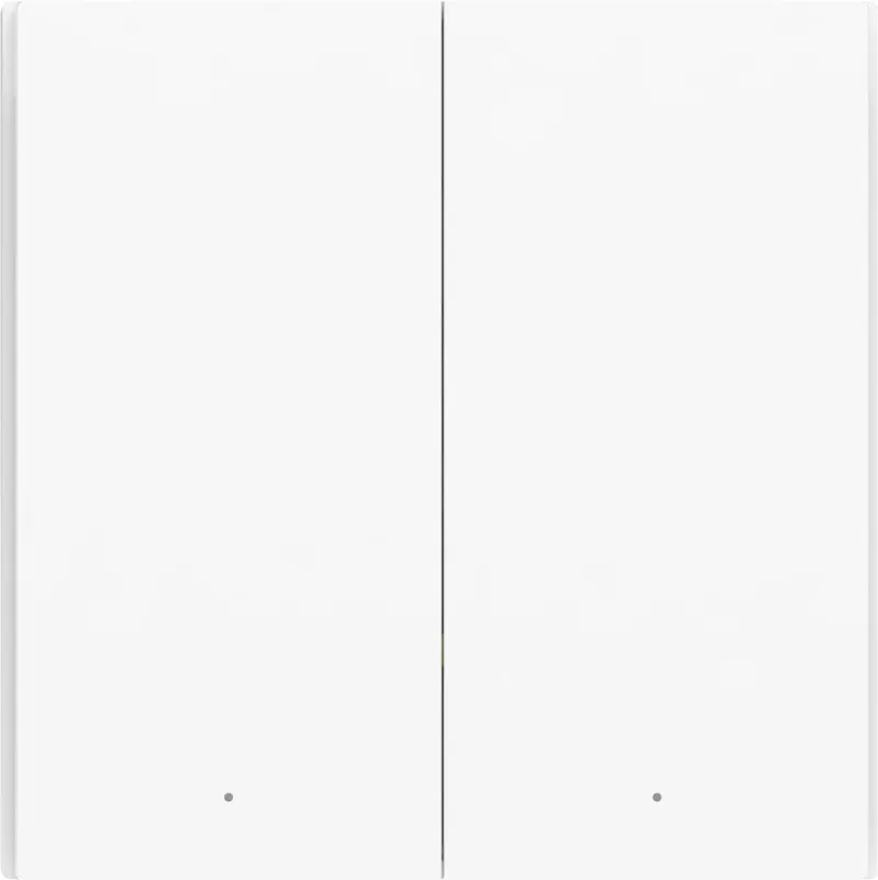 Умный выключатель Aqara Wireless Remote Switch H1 2-хкл. белый (WRS-R02)