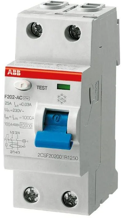 Выключатель дифф. тока ABB 2CSF202101R1400 40A