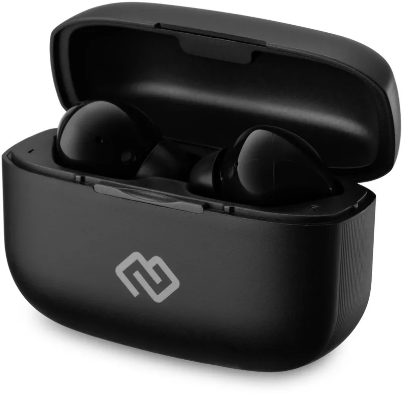 Гарнитура вкладыши Digma TWS-12 черный беспроводные bluetooth в ушной раковине (TWS12B)
