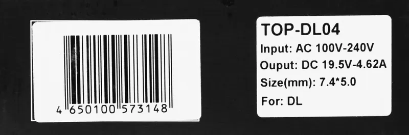 Блок питания TopON 64071 90W 19.5V-19.5V 4.62A от бытовой электросети