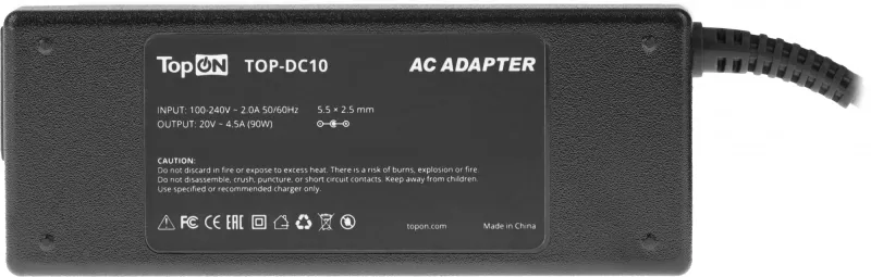 Блок питания TopON 67829 90W 20V-20V 4.5A от бытовой электросети