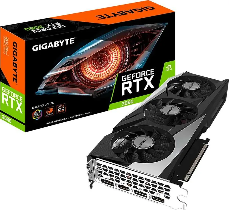 GIGABYTE RTX3060 GAMING OC 12GB //RTX3060, HDMI*2, DP*2, 12G,D6