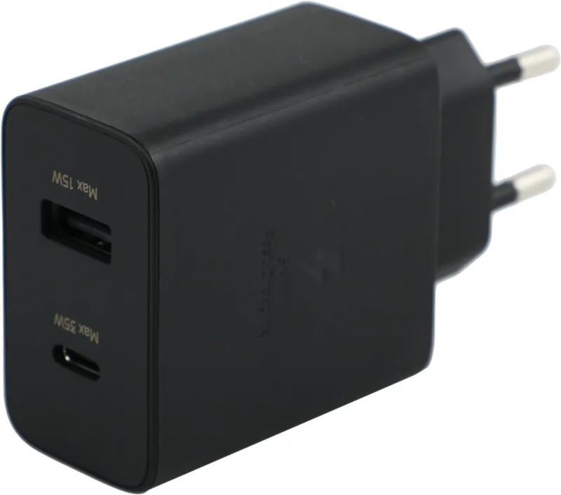 Сетевое зар./устр. Samsung EP-TA220NBEGRU 3A (PD) USB-C/USB-A универсальное черный