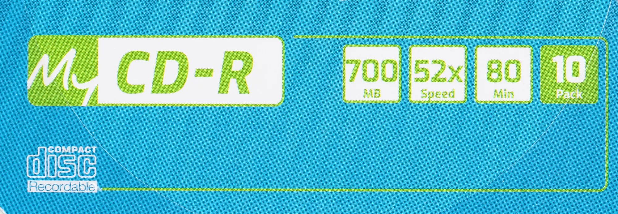 Диск CD-R MyMedia 700Mb 52x Pack wrap (10шт) (69204)