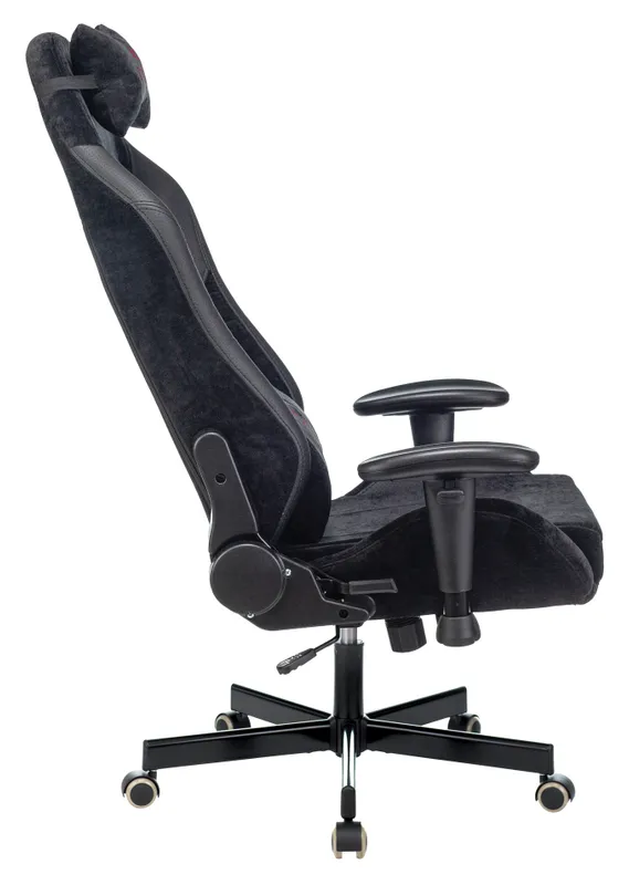 Кресло игровое Zombie EPIC PRO Edition черный текстиль/эко.кожа с подголов. крестов. металл