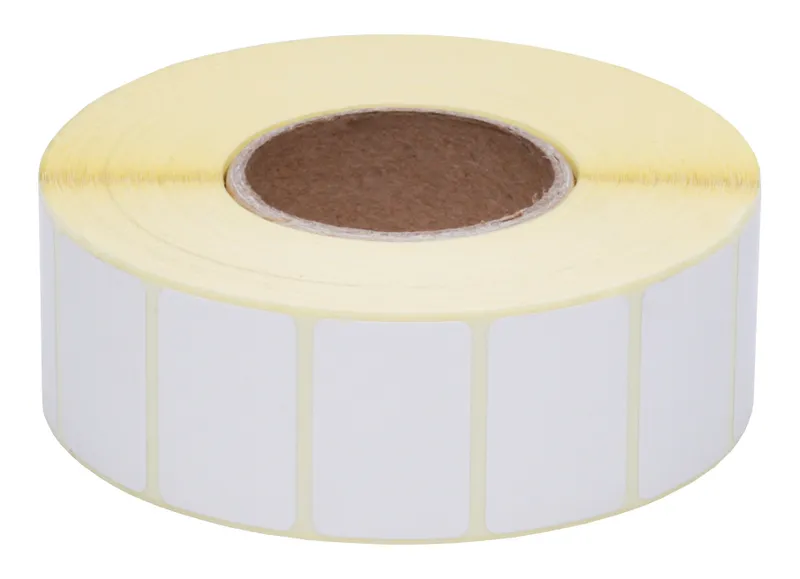 Термоэтикетки Cactus Eco CS-TE30201800 сег.:30x20мм самоклей. д.вн.рул.92мм д.вт.40мм 1800шт/рул белый