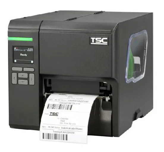 Принтер этикеток TSC ML240P, 4", 203 dpi, 6 ips , 64MB SDRAM, 128MB Flash, WiFi slot-in, RS-232, USB 2.0, Ethernet, USB Host, 2.3" color LCD , 1 status indicator,Windows labeling software CD, Quick Installation Guide