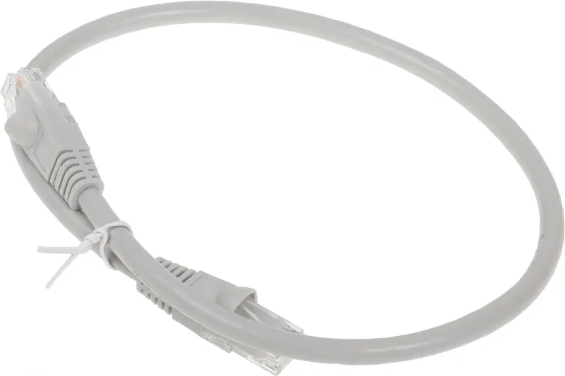 Патч-корд Buro UTP-6-0,5M-G UTP 4 пары cat.6 CCA molded 0.5м серый RJ-45 (m)-RJ-45 (m)