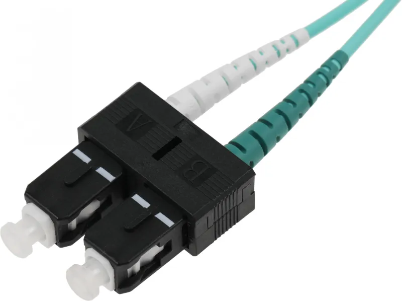 Патч-корд Corning F055702T5Z20003M 2x50/125 OM3 LC дуплекс-SC дуплекс 3м LSZH аквамарин