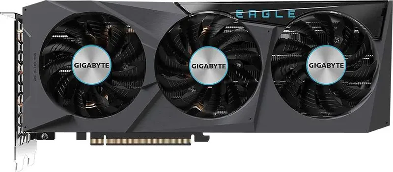 Видеокарта Gigabyte PCI-E 4.0 GV-N3070EAGLE OC-8GD 2.0 LHR NVIDIA GeForce RTX 3070 8Gb 256bit GDDR6 1770/14000 HDMIx2 DPx2 HDCP Ret