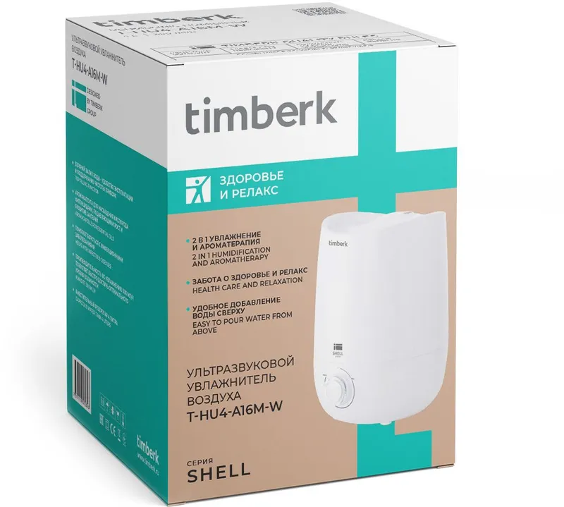 Увлажнитель воздуха Timberk T-HU4-A16M-W 23Вт (ультразвуковой) белый