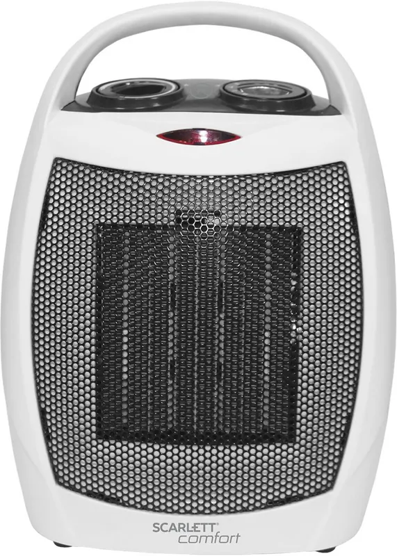 Тепловентилятор Scarlett SC-FH1.512MC 1500Вт белый/серый