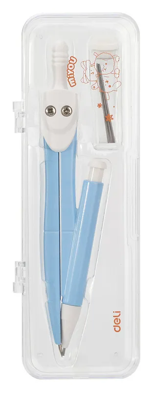 Циркуль Deli EH602 в компл.:карандаш мех.