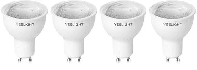 Умная лампа Yeelight Essential W1 GU10 4.5Вт 350lm Wi-Fi (упак.:4шт) (YGYC0120005WTEU)