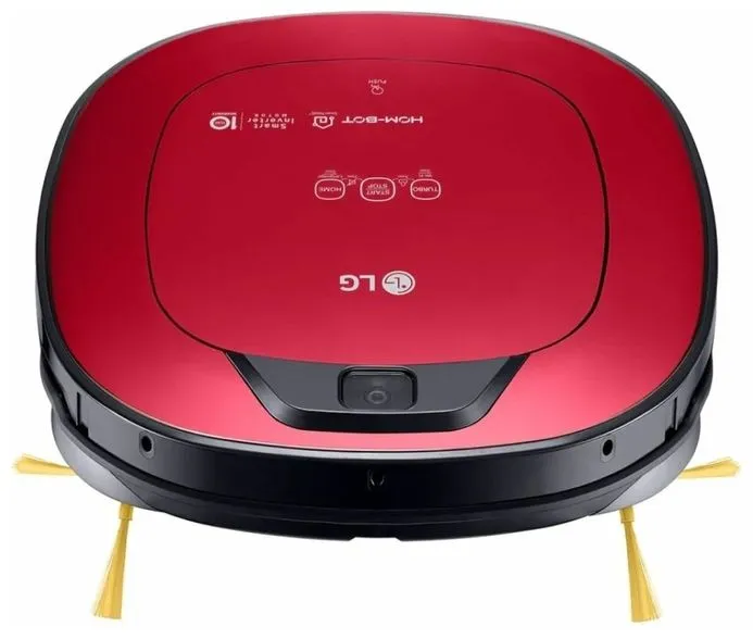 Пылесос-робот LG VRF6670LVT красный/черный