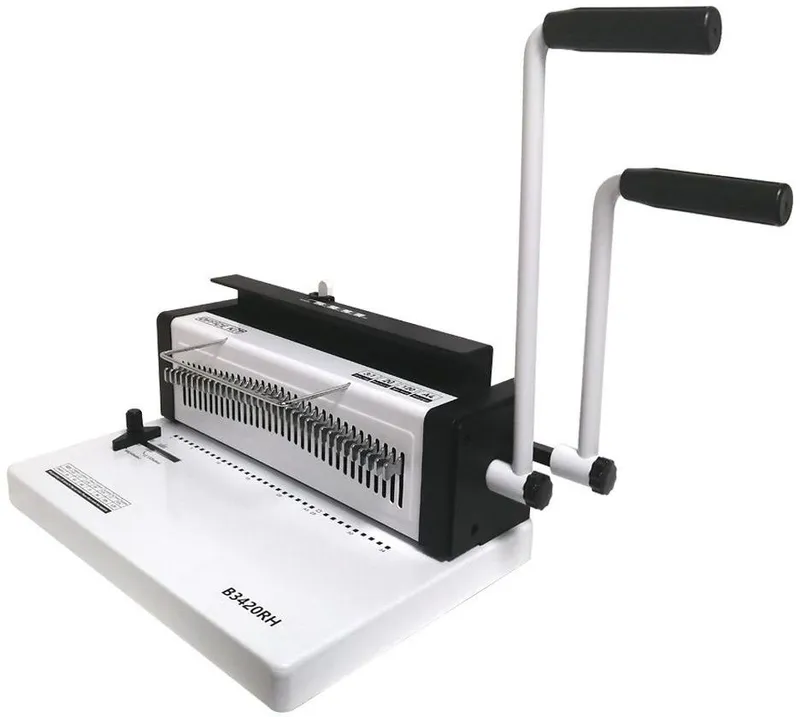 Переплетчик Office Kit B3420RH A4/перф.20л.сшив/макс.120л./метал.пруж. (4.8-14.3мм)