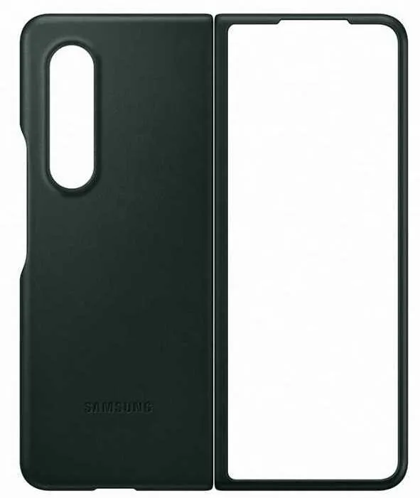 Чехол (клип-кейс) Samsung для Samsung Galaxy Z Fold3 Leather Cover зеленый (EF-VF926LGEGRU)