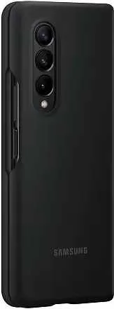 Чехол (клип-кейс) Samsung для Samsung Galaxy Z Fold3 Silicone Cover черный (EF-PF926TBEGRU)