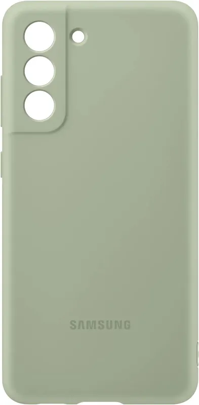 Чехол (клип-кейс) Samsung для Samsung Galaxy S21 FE Silicone Cover оливковый (EF-PG990TMEGRU)