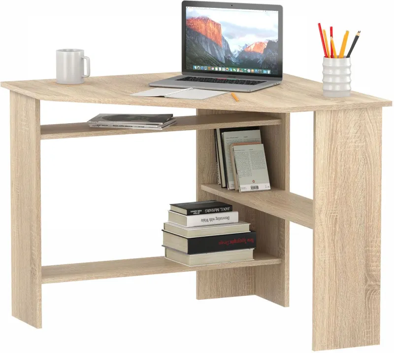 Стол для компьютера Сокол КСТ-02 столешница ЛДСП дуб сонома (00-00010956)