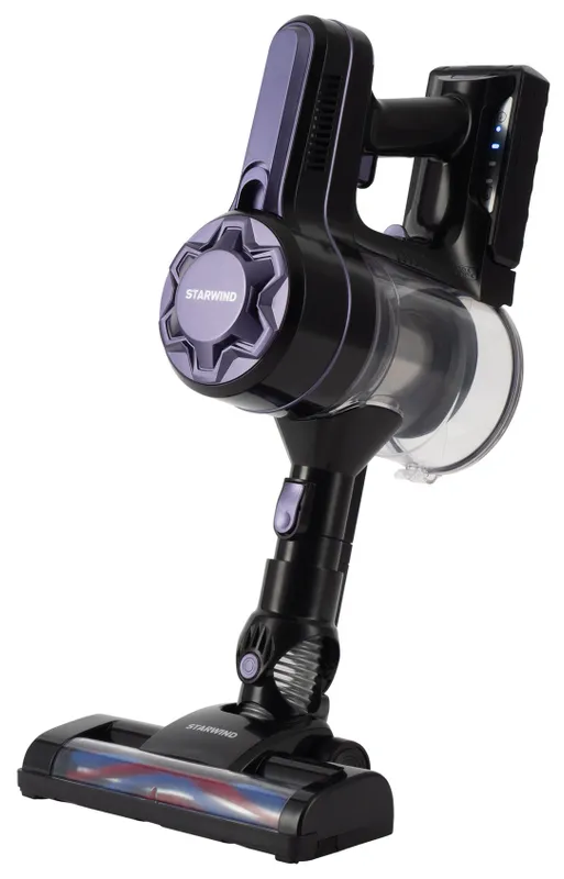 Пылесос ручной Starwind SCH9917 150Вт черный/фиолетовый