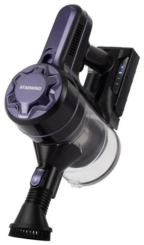 Пылесос ручной Starwind SCH9917 150Вт черный/фиолетовый