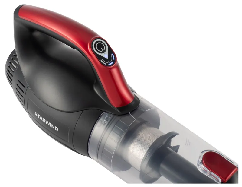 Пылесос ручной Starwind SCH9910 120Вт черный/красный